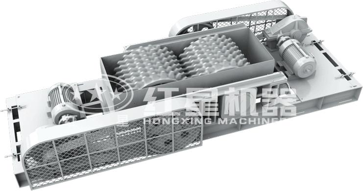 對輥式破碎機工作原理動态圖