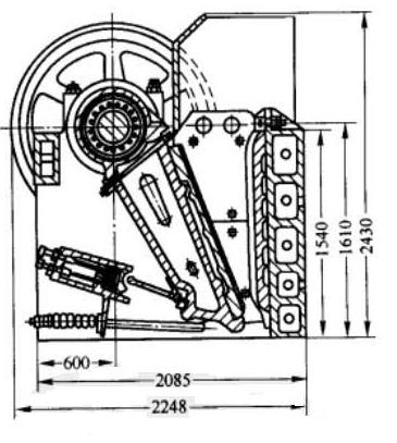 颚式破碎機結構圖