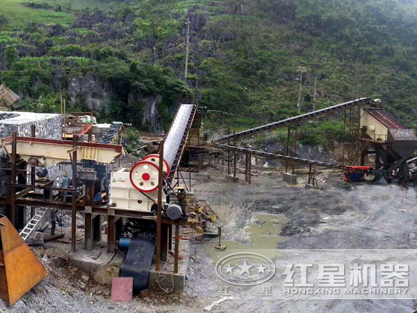 砂石骨料生産現場圖 砂石骨料生産現場圖