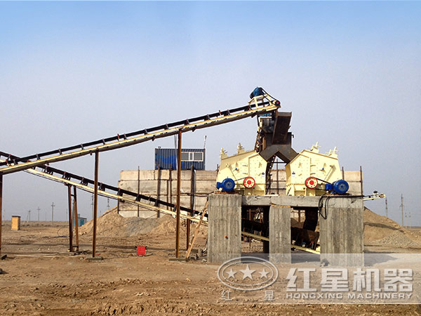 120tph反擊式石料破碎機生産現場 120tph反擊式石料破碎機生産現場