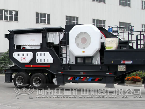 玄武岩移動破碎站