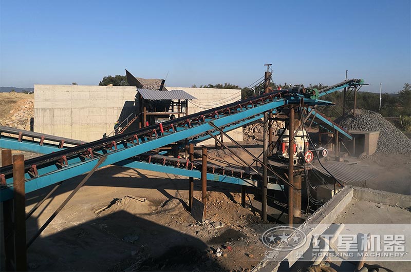 石頭粉碎制砂生産線 石頭粉碎制砂生産線