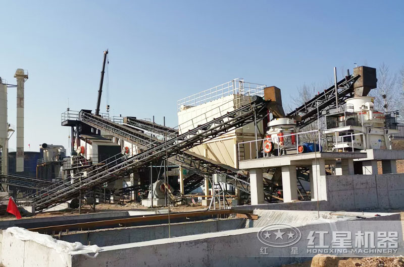 标準完備型912機砂石料生産線現場 标準完備型912機砂石料生産線現場