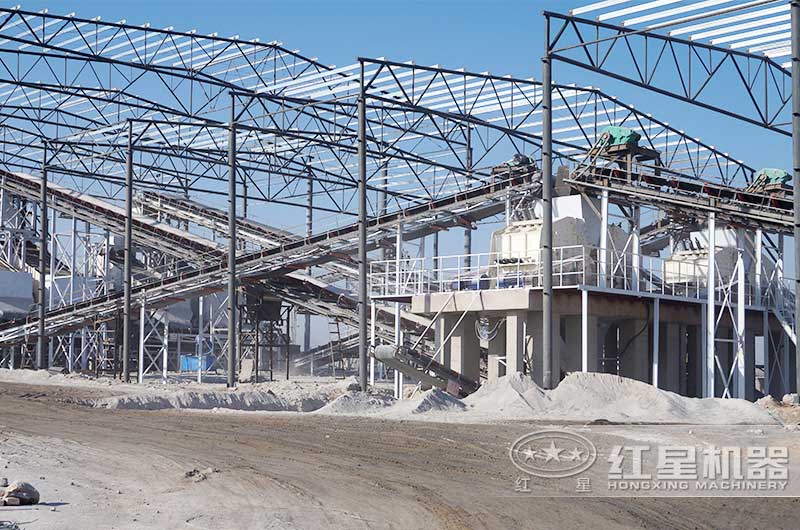 年産300萬噸的機制砂廠之破碎系統 年産300萬噸的機制砂廠之破碎系統