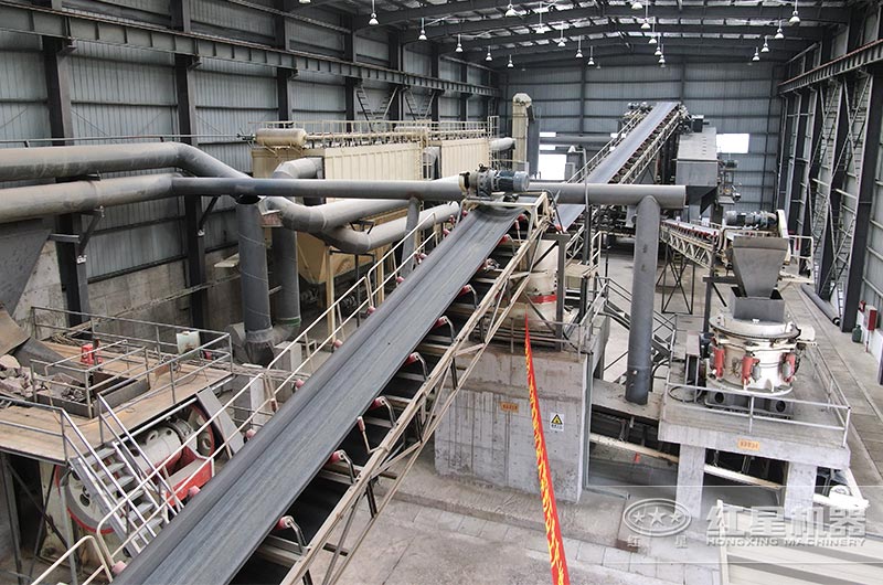 整套的制沙設備生産現場 整套的制沙設備生産現場