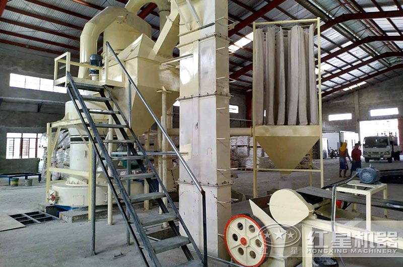 白雲石磨粉生産線現場實拍 白雲石磨粉生産線現場實拍