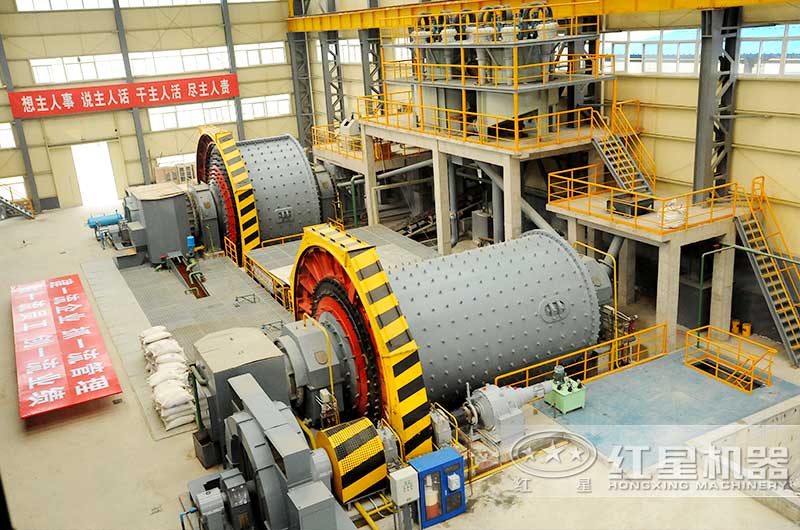 球磨機作業現場 球磨機作業現場