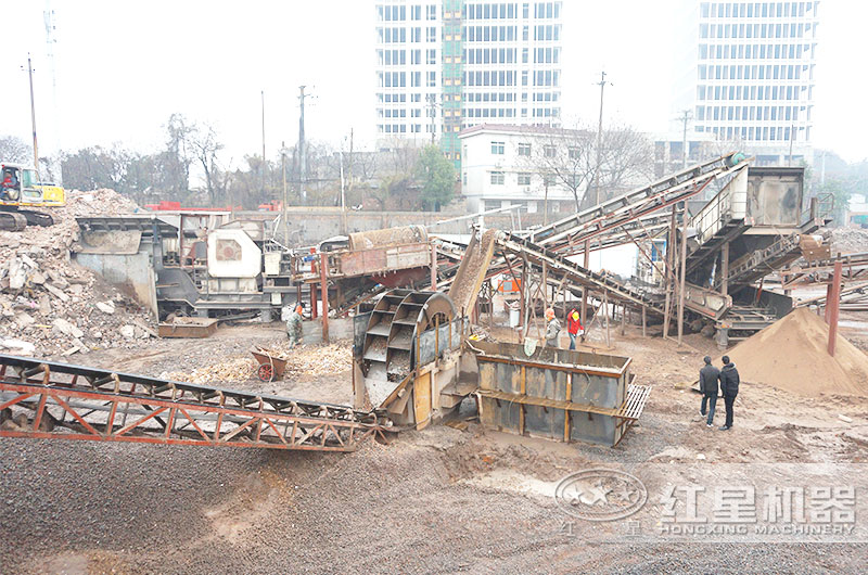 建築廢料加工廠作業現場 建築廢料加工廠作業現場