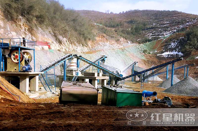 兩級遞進碎石作業現場 兩級遞進碎石作業現場