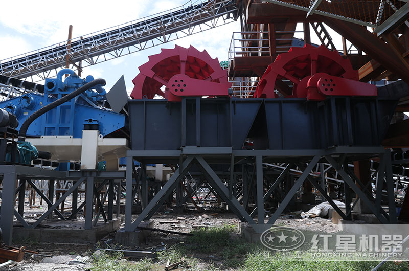 大型機制砂水洗加工客戶現場 大型機制砂水洗加工客戶現場