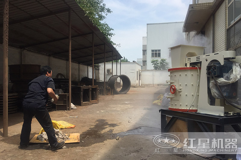 複合式破碎機物料試機 複合式破碎機物料試機