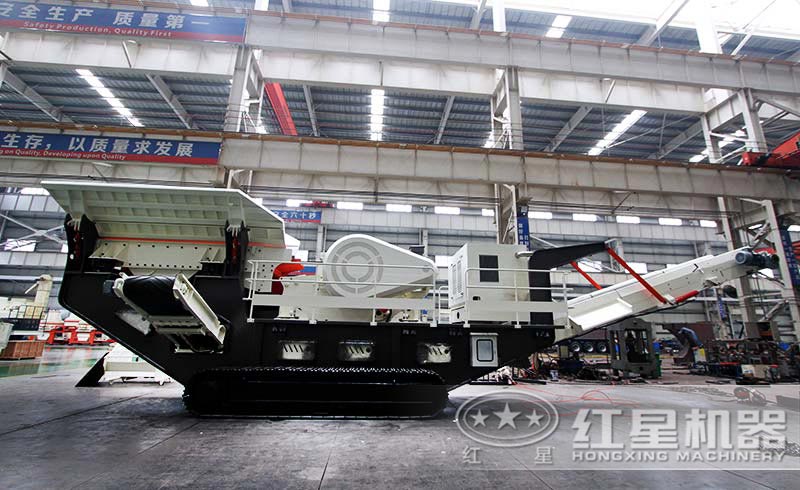 履帶式建築垃圾移動破碎站