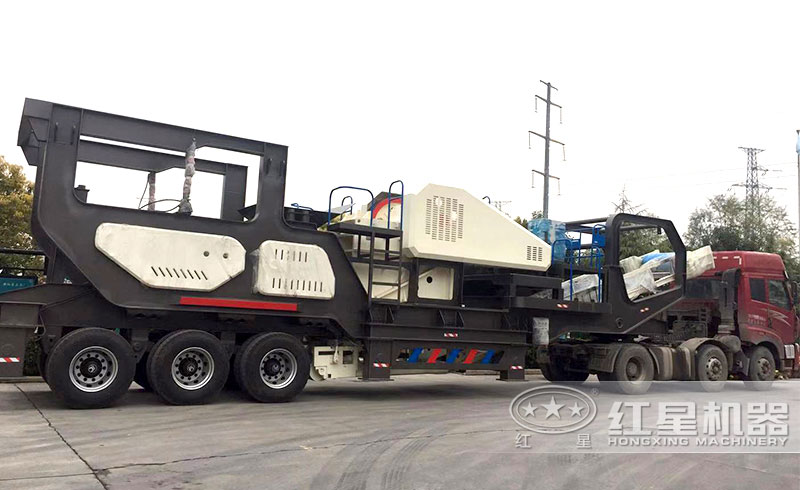 移動式建築廢料粉碎機發往吉林