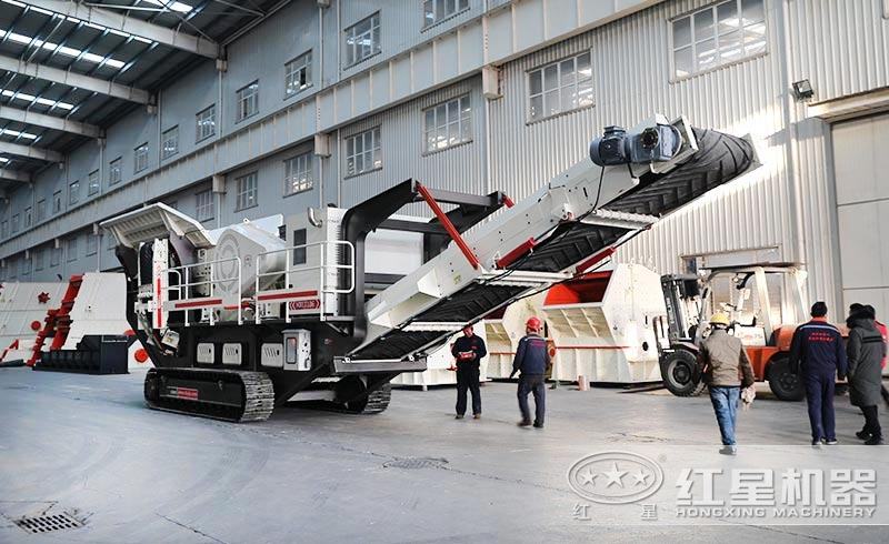 履帶式岩石破碎機