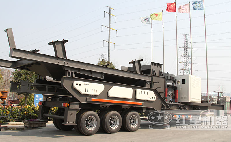 輪胎式移動建築垃圾破碎機