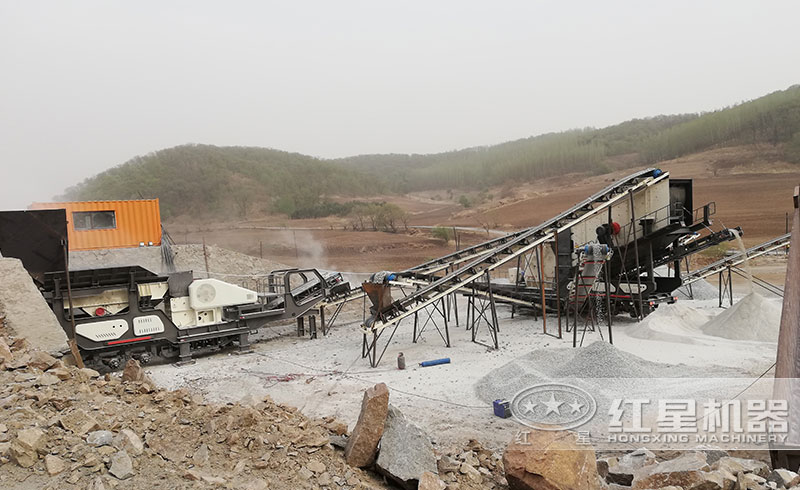 流動破碎機作業現場 流動破碎機作業現場