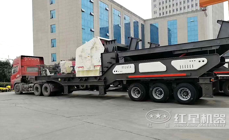 輪胎式移動破碎機準備發貨 輪胎式移動破碎機準備發貨