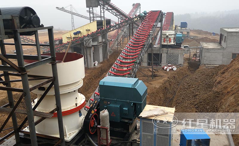 湖南用戶破碎生産現場 湖南用戶破碎生産現場