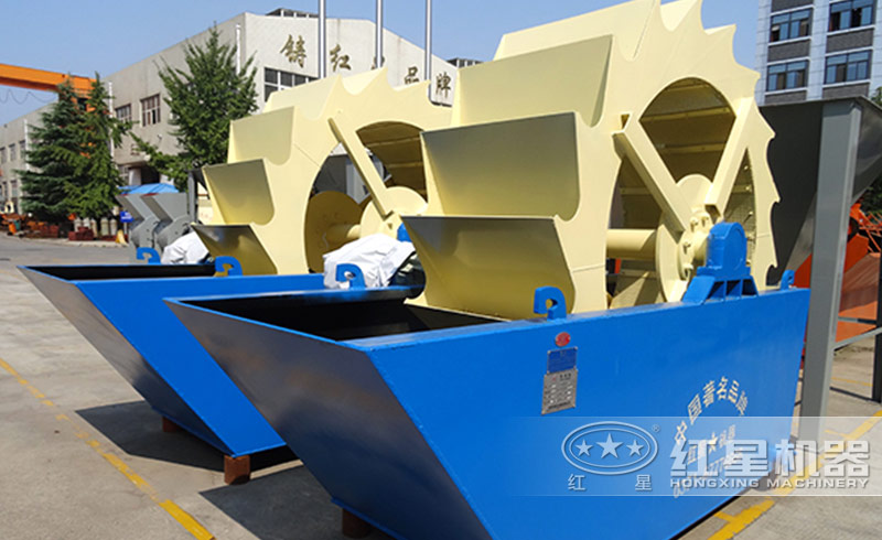 單輪鬥石子洗砂機