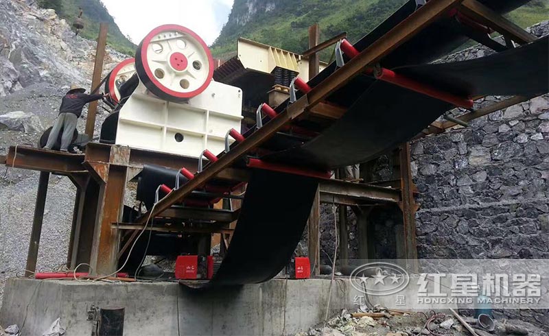 颚式破碎機開始工作了 颚式破碎機開始工作了