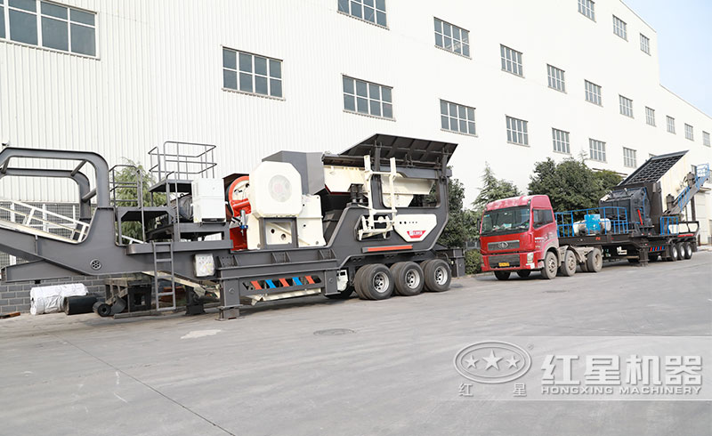 移動式建築垃圾粉碎機高清實拍圖 移動式建築垃圾粉碎機高清實拍圖