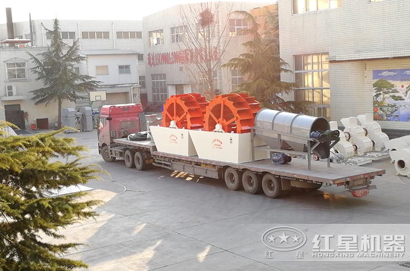 洗沙機設備發往浙江 洗沙機設備發往浙江