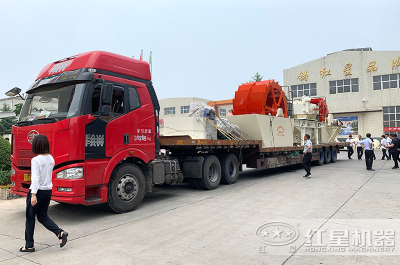 石頭磨沙機器發貨現場圖 石頭磨沙機器發貨現場圖