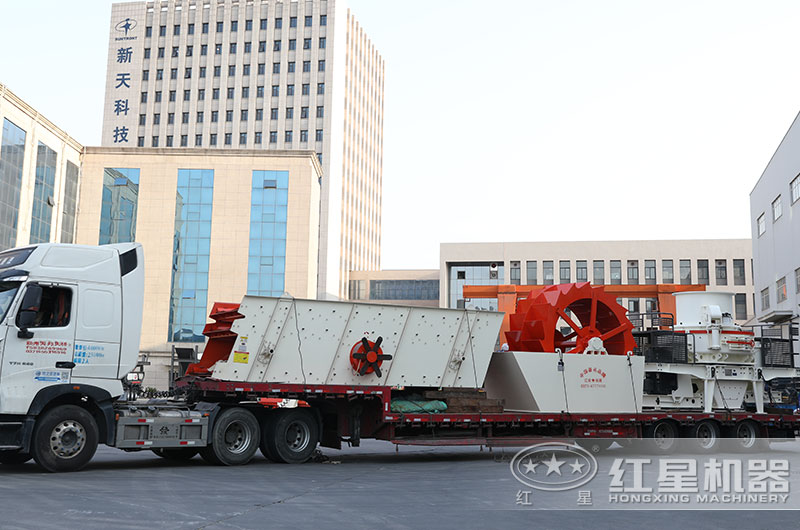 全套機制砂生産線設備發往江蘇 全套機制砂生産線設備發往江蘇