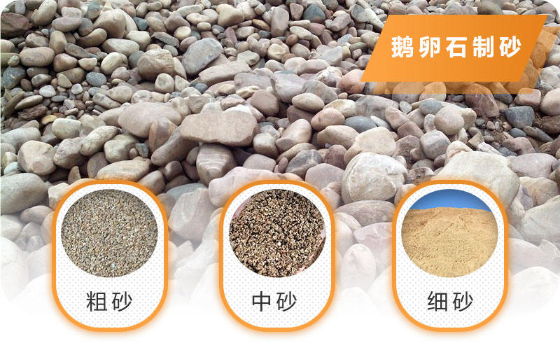 經過流動制沙機處理後成品沙子 經過流動制沙機處理後成品沙子