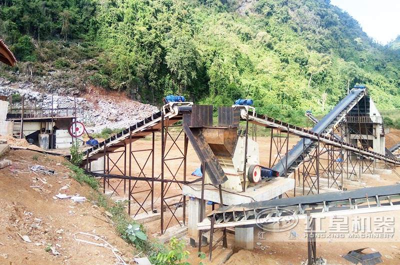 時産200噸石英砂反擊碎石機生産現場 時産200噸石英砂反擊碎石機生産現場