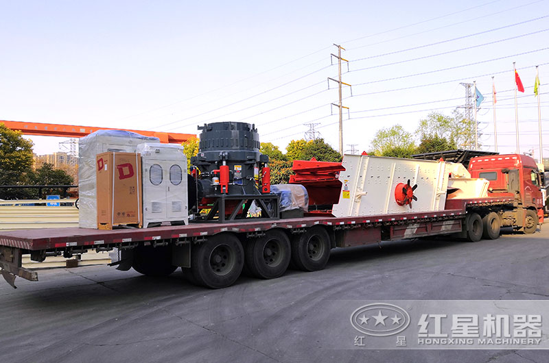 2200型彈簧圓錐破碎機發貨 2200型彈簧圓錐破碎機發貨