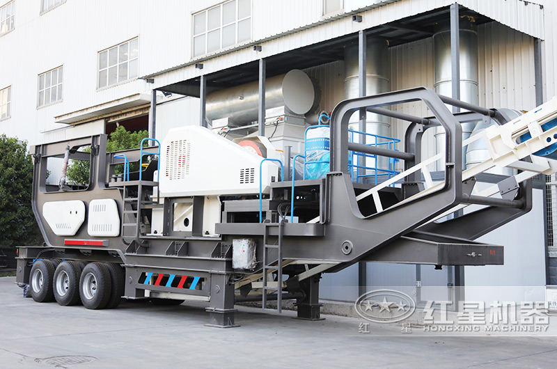 移動鄂式碎石機近景圖 移動鄂式碎石機近景圖