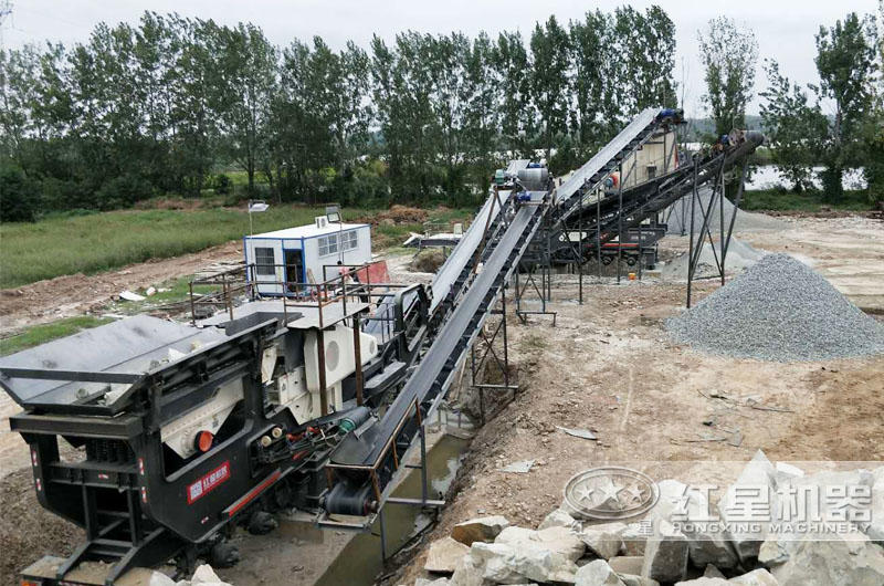 甘肅天水移動鄂式碎石機現場圖 甘肅天水移動鄂式碎石機現場圖