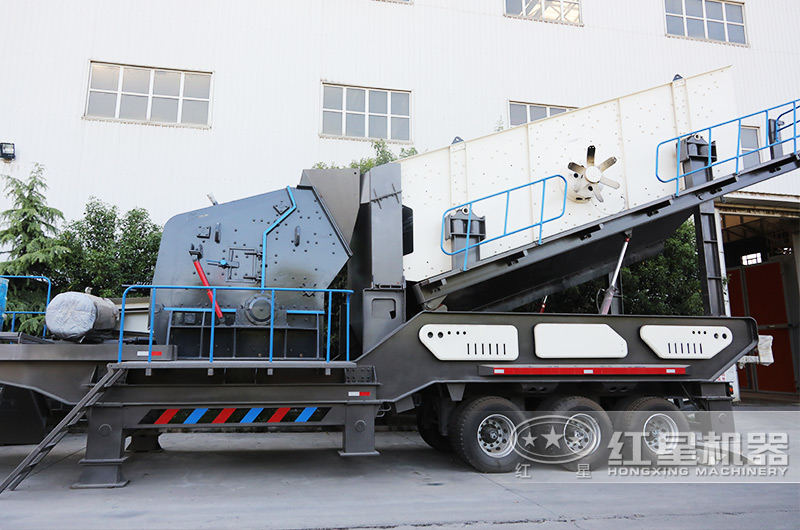 反擊式移動建築廢料破碎機,中細碎+篩分 反擊式移動建築廢料破碎機,中細碎+篩分