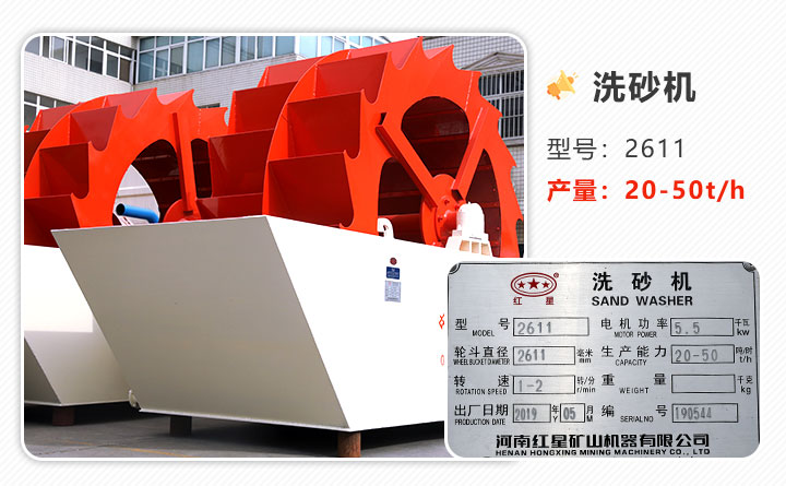 圖2:2611型号水洗石粉設備、兩輪 圖2:2611型号水洗石粉設備、兩輪