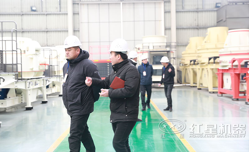 客戶到設備生産車間實地考察 客戶到設備生産車間實地考察