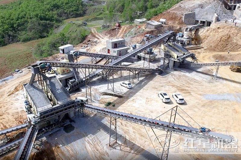 青石破碎生産線現場圖片 青石破碎生産線現場圖片