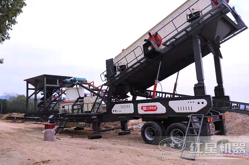 移動制沙機現場應用圖片 移動制沙機現場應用圖片