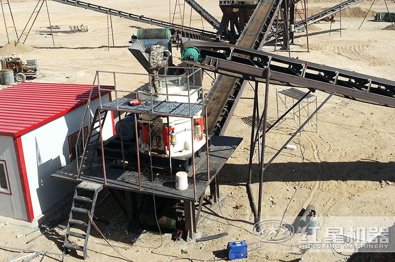 河南客戶液壓圓錐破碎機作業現場圖 河南客戶液壓圓錐破碎機作業現場圖