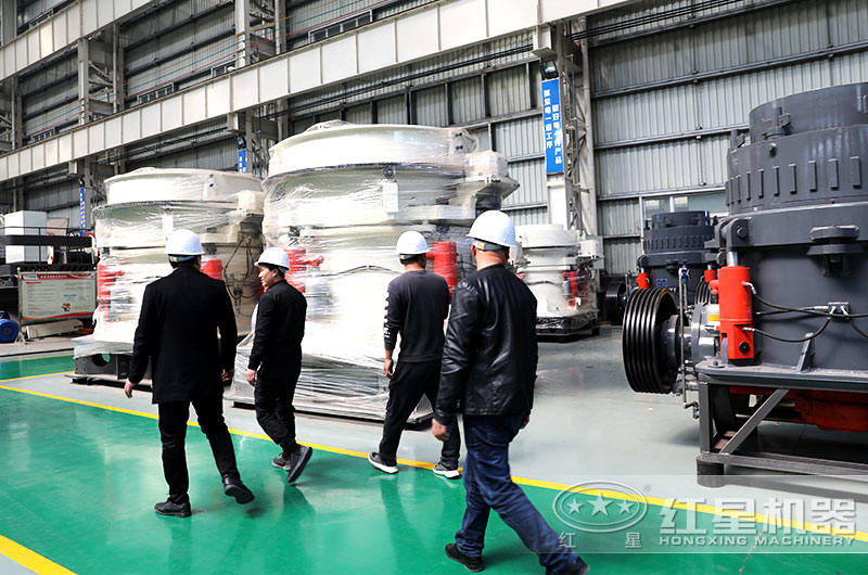 客戶到紅星設備生産車間參觀 客戶到紅星設備生産車間參觀
