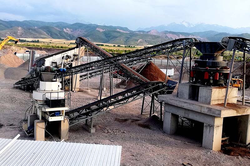 加工處理河卵石現場圖片 加工處理河卵石現場圖片