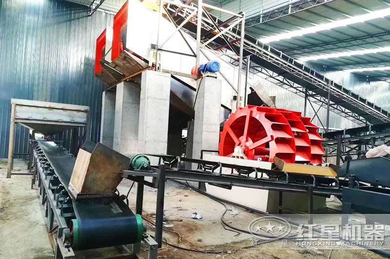 水洗沙機投産前的安裝工作 水洗沙機投産前的安裝工作