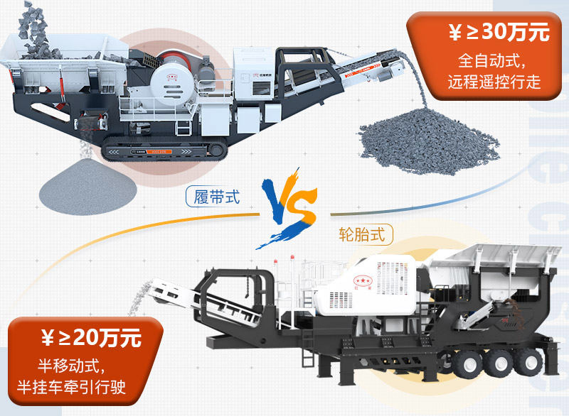 兩種移動碎石機,任你選擇 兩種移動碎石機,任你選擇