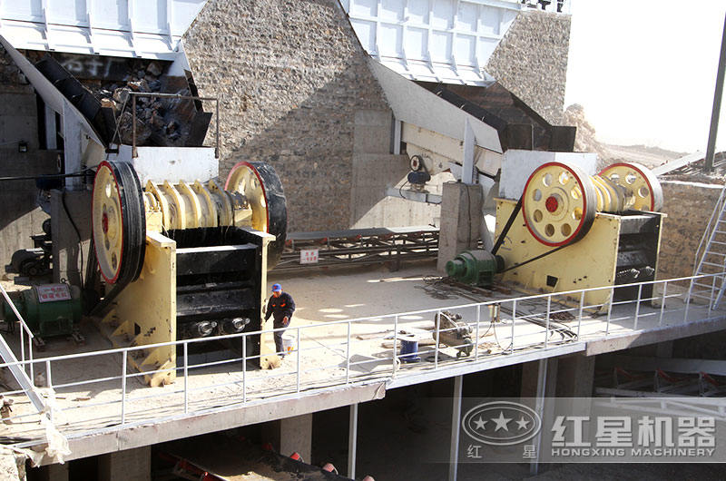兩台57颚破機助力大型砂石廠生産 兩台57颚破機助力大型砂石廠生産