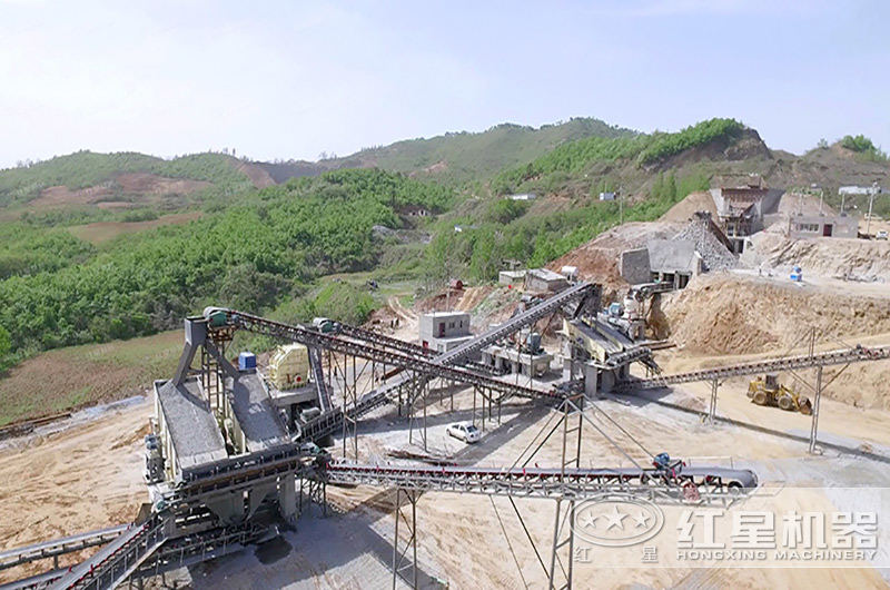 時産500噸大型沙場設備配置現場 時産500噸大型沙場設備配置現場