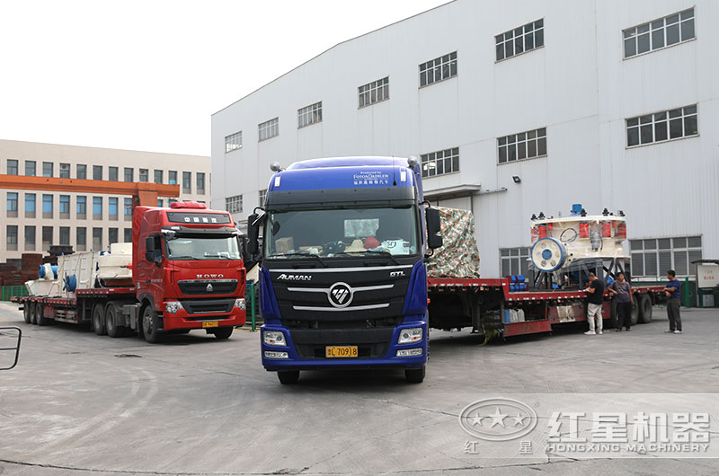 河南紅星全套砂石加工生産線配置設備發貨 河南紅星全套砂石加工生産線配置設備發貨