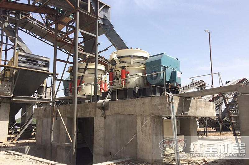 兩台圓錐破并行使用,提高出砂率 兩台圓錐破并行使用,提高出砂率