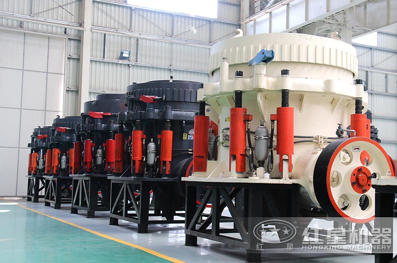 圓錐式破碎機常用于大型高産量的生産線作業 圓錐式破碎機常用于大型高産量的生産線作業