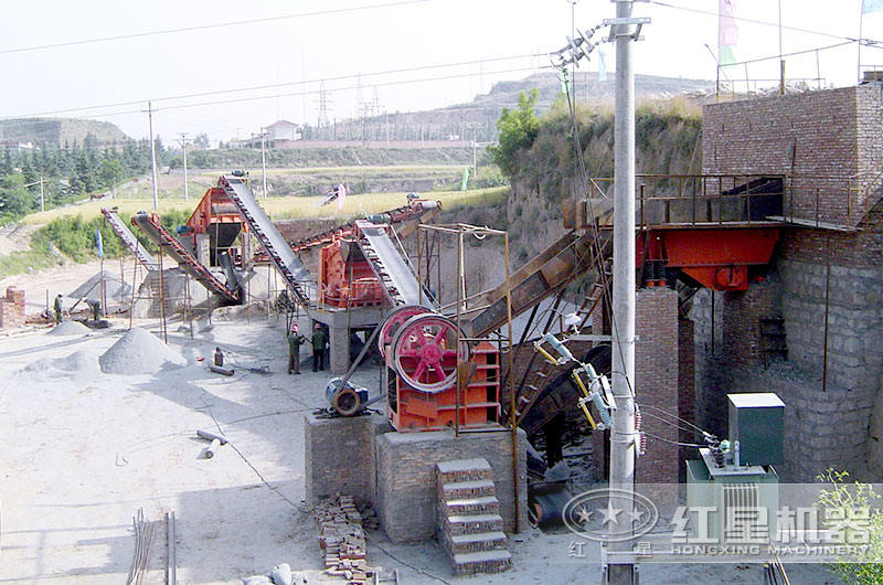 砂石生産現場 砂石生産現場