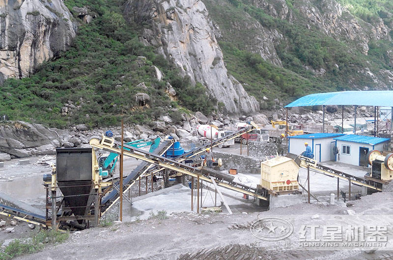 石料加工生産現場 石料加工生産現場